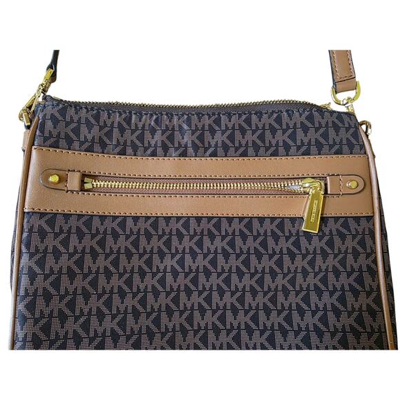 Authentic MICHAEL Michael Kors Jet Set Charm North South Crossbody Logo Bag - Picture 3 of 10